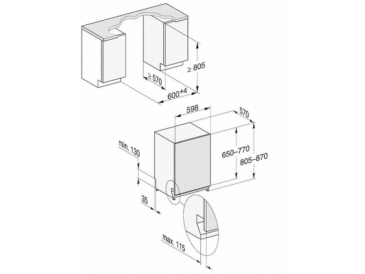 Полновстраиваемая посудомоечная машина Miele G 5273 SCVi Active Plus E